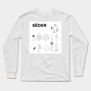 Seder Construction Instructions Long Sleeve T-Shirt